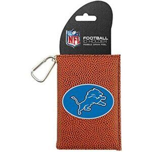 NFL Detroit Lions Football Pebble Grain Feel ID Holder by Gamewear